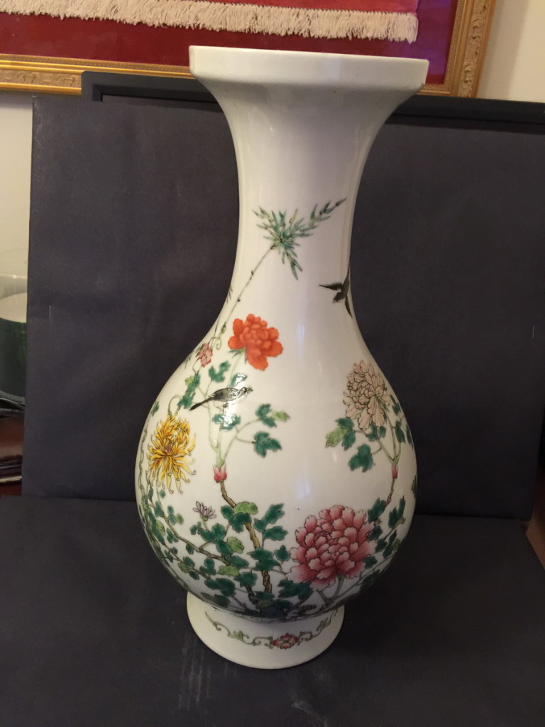 Beautiful and Rare Porcelain Vase of Brief Transitional Period Real Rare Antiques