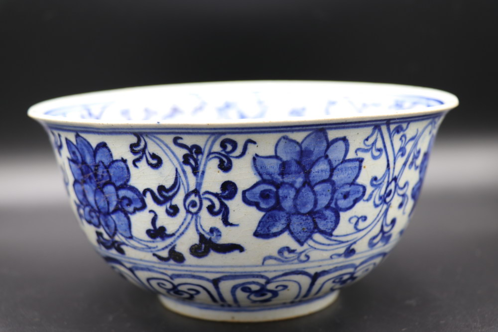 Ming Dynasty Blue and White Bowl Xuande Mark_AAAD_resize